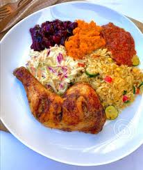 •	Quarter Chicken, Fried Rice & Salad